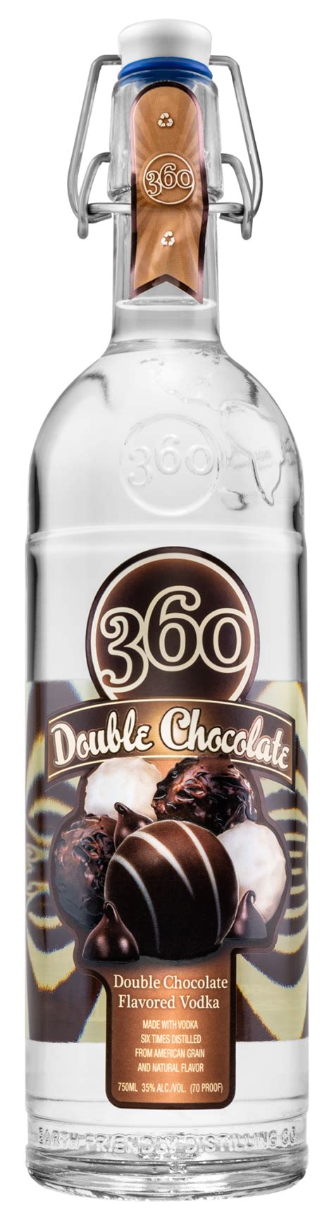 360 Double Chocolate Flavored Vodka | 360 Eco- Friendly Vodka