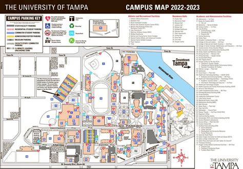 University of Tampa Campus Map - Ontheworldmap.com