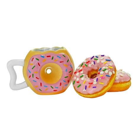 Donut Shape Novelty Doughnut Coffee Mug - Walmart.com - Walmart.com