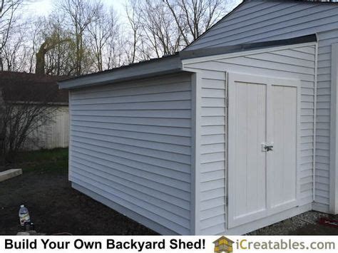 Completed lean to shed attached to existing house or garage wall. Carport Sheds, Garage Shed ...