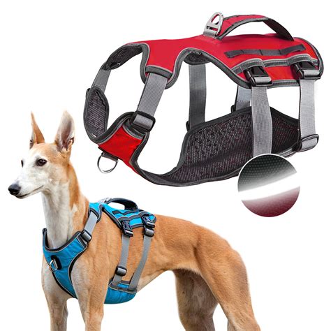 Adjustable Dog Harness With Lift Handle Reflective No Pull Front Clip Vest M-XL | eBay