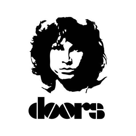 Simple color vinyl The Doors Logo | Stickers Factory