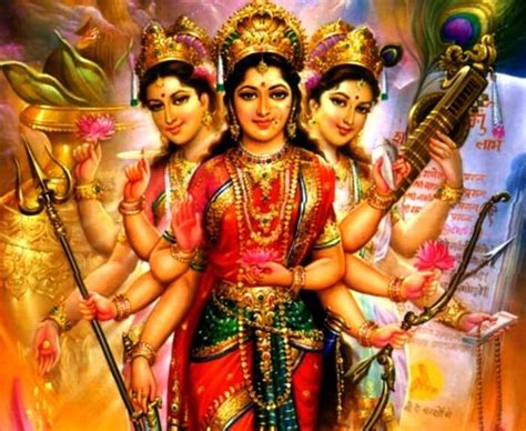 Tridevi - the three supreme Goddess in Hinduism