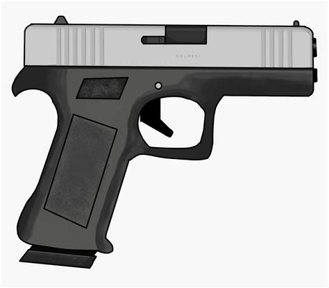 Handpainted Cartoon Glock, HD Png Download - kindpng