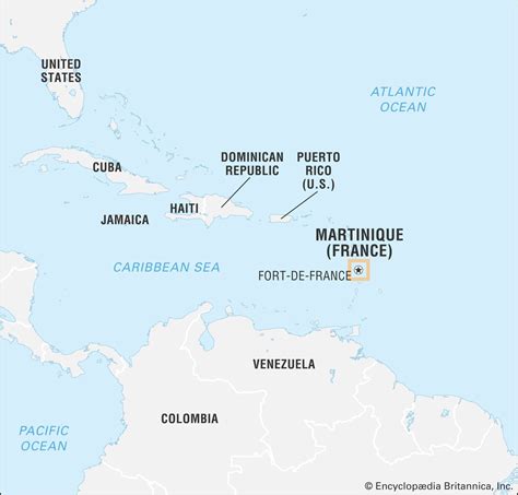 Martinique | History, Population, Map, Flag, Climate, & Facts | Britannica