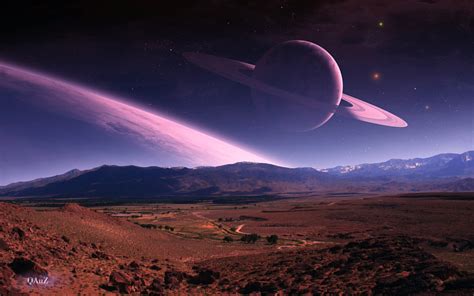 Wallpaper Science Fiction Planet Landscape - WallpaperSafari