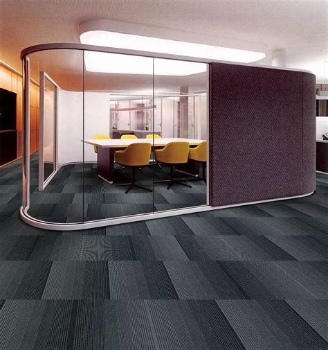 Nylon printed purple carpet tiles, office carpet tiles 50x50cm