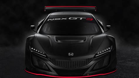 sports car, 8k uhd, honda nsx gt3, black car, 8K, honda, honda nsx HD ...