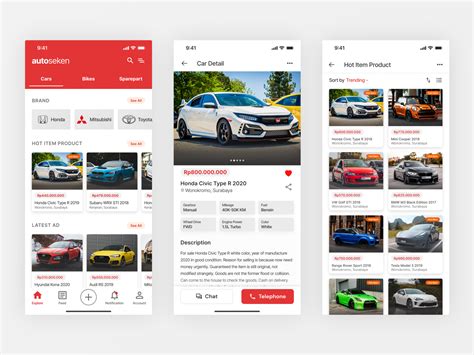 Buy & Sell Used Cars App by Aga Renaldi on Dribbble