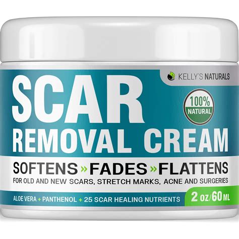 Scar Removal Cream - Perfect for Stretch Marks - Natural Formula with Aloe Vera, Vitamin E ...