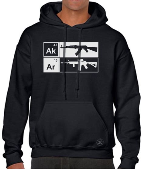 AK47 - AR15 Hoodie Sweat Shirt | Back Alley Wear