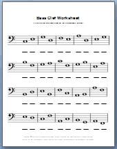 Bass Clef Worksheets: Help kids master those low notes! | My Fun Piano Studio