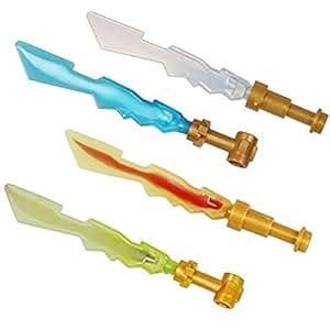 Amazon.com: 2013 LEGO Ninjago Ninja Elemental Blades - Set of 4 - LOOSE From Original Packaging ...