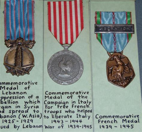 Lot of French Military Medals.