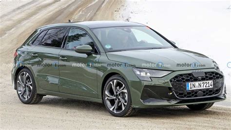 Audi A3 Sportback Facelift Spied Wearing Very Light Camouflage