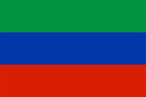 Dagestan flag color codes