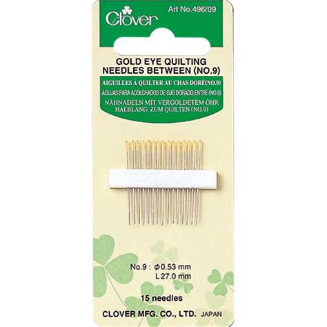 Gold Eye Quilting Needles | EE Schenck Company