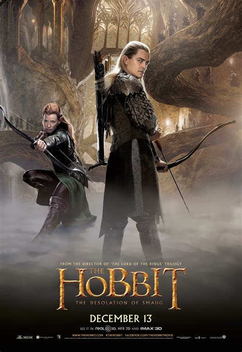 Legolas and Tauriel - The Hobbit: The Desolation of Smaug International ...