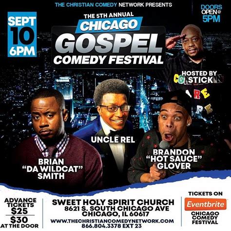 5th Annual Chicago Gospel Comedy Festival | Sweet Holy Spirit Church ...