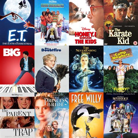 The Best Live Action Family Movies from the 80's and 90's