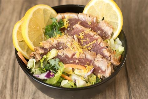 Seared Ahi Tuna Steak Salad - Chef Shamy