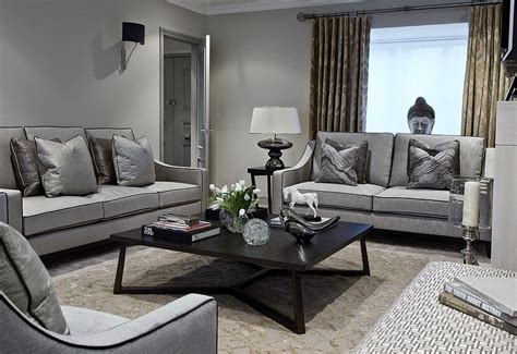 25 Exquisite Gray Couch Ideas for your Modern Living Room | Grey furniture living room, Living ...