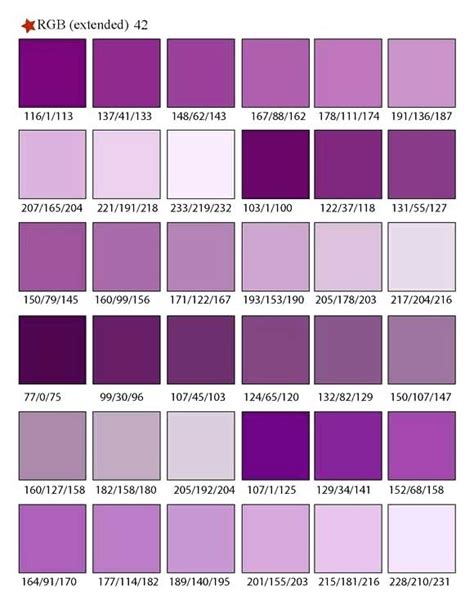 Pin on COLOR | Purple color palettes, Purple rgb, Purple color code