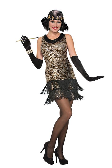 Sequin Roaring 20's Flapper Costume Dress Adult Women - PartyBell.com