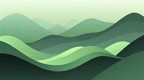 Abstract green landscape wallpaper background illustration design with ...