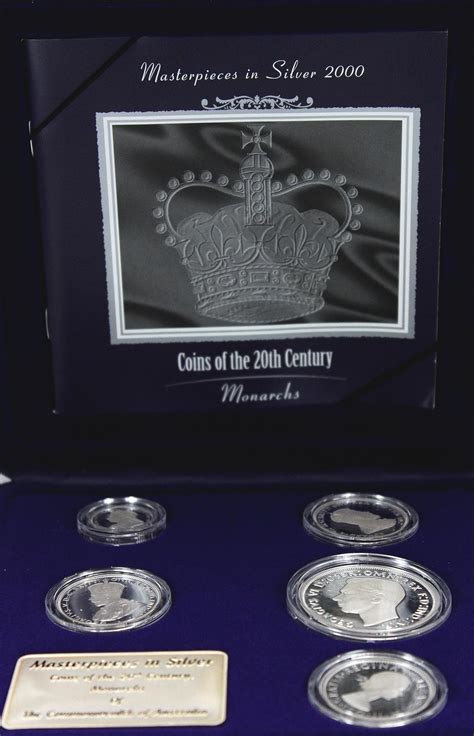 Lot - Australia. 2000 'Coins of the 20th Century' Proof Masterpieces in Silver (0.999), FDC ...