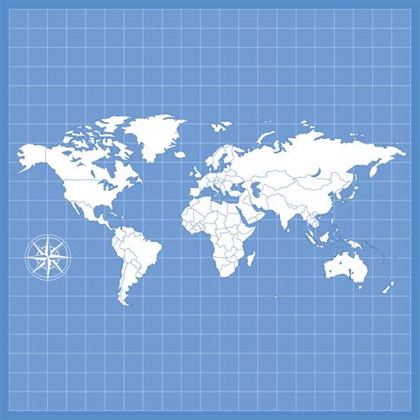 Blank World Maps - 10 Free PDF Printables | Printablee