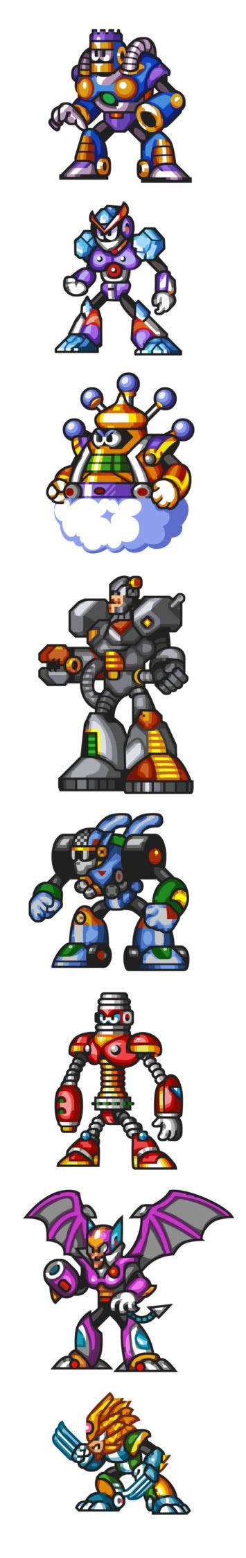 MegaMan 'Sprites'-Bosses of 7 by WaneBlade on DeviantArt | Mega man art, Mega man, Mega man 2