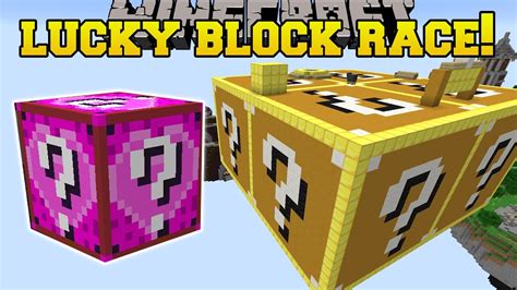 Minecraft: ULTIMATE LUCKY BLOCK RACE!! - Lucky Block Collecting - Custom Map [2] - YouTube