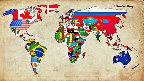 Map of the World using each countries flag... : r/MapPorn