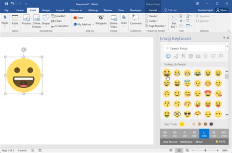 Emoji Keyboard Brings Emoji Clipart to PowerPoint and Word