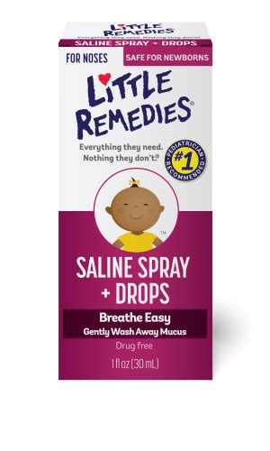 Little Remedies® Saline Spray + Drops | Littleremedies