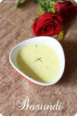 Basundi - Recipes for Gujarati Sweets