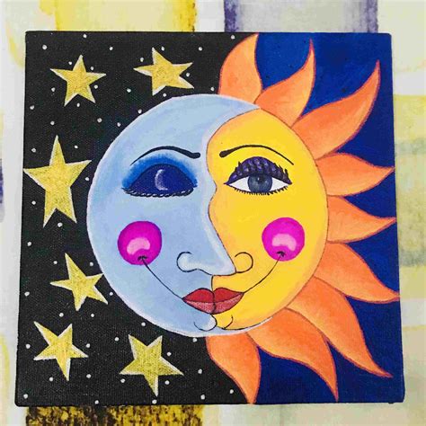 Sun And Moon Painting - change comin