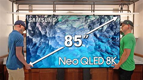 Enormous 85" Samsung 8k Neo QLED - YouTube