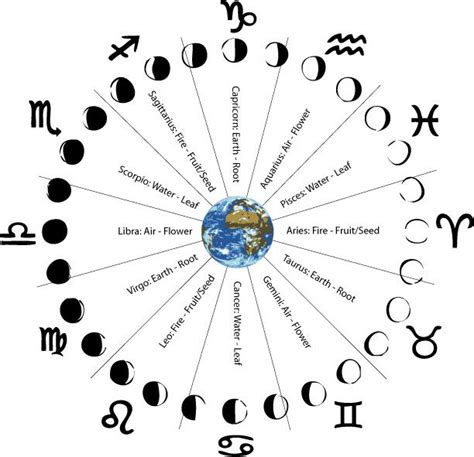 2024 Moon Calendar Zodiac Personality Meaning - Joya Rubina