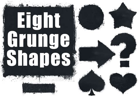 6 Grunge Shape Brushes - Free Photoshop Brushes at Brusheezy!