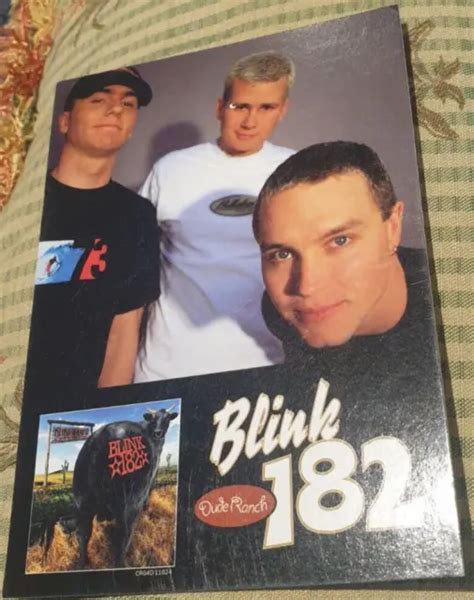 BLINK 182 DUDE Ranch Album Cover Faces USA Promo 1998 Post Card RARE EUR 39,35 - PicClick FR