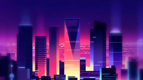 Synthwave City Wallpapers - Top Free Synthwave City Backgrounds ...