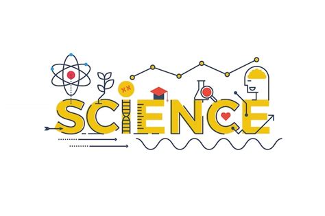 Premium Vector | Illustration of science word in stem - science ...