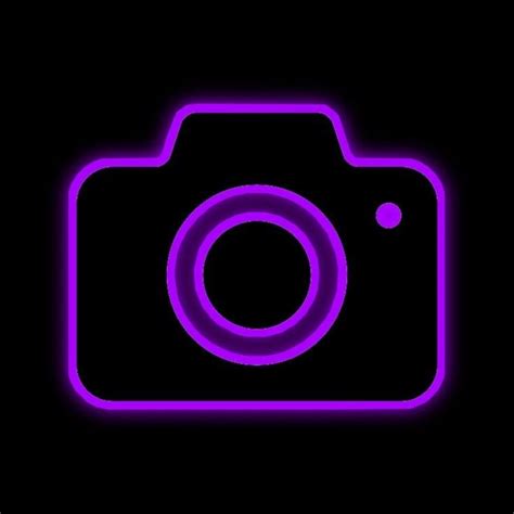 Purple camera logo | Dark purple wallpaper, Purple wallpaper, Camera icon