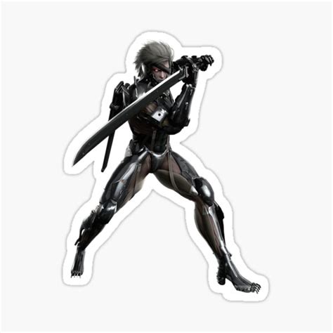 "MGR - Raiden" Sticker by FuckDuckForLife | Redbubble