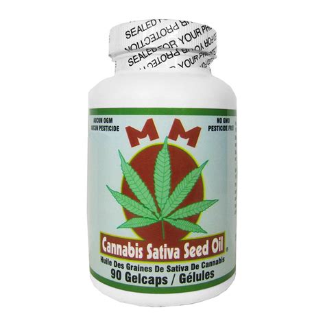 MM - Cannabis Sativa Seed Oil Capsules (1000 mg) – AvivaHealth.com