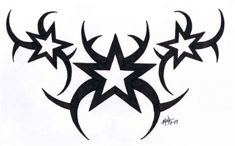 Star tribal tattoo by madtattooz on DeviantArt