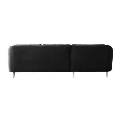 Mid Century Modern Living Room Sofas Design With Black Fabric For Home Furniture - Buy Sofa ...