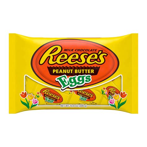 REESE'S, Milk Chocolate Peanut Butter Eggs Candy, Easter, 10.8 oz, Bag - Walmart.com